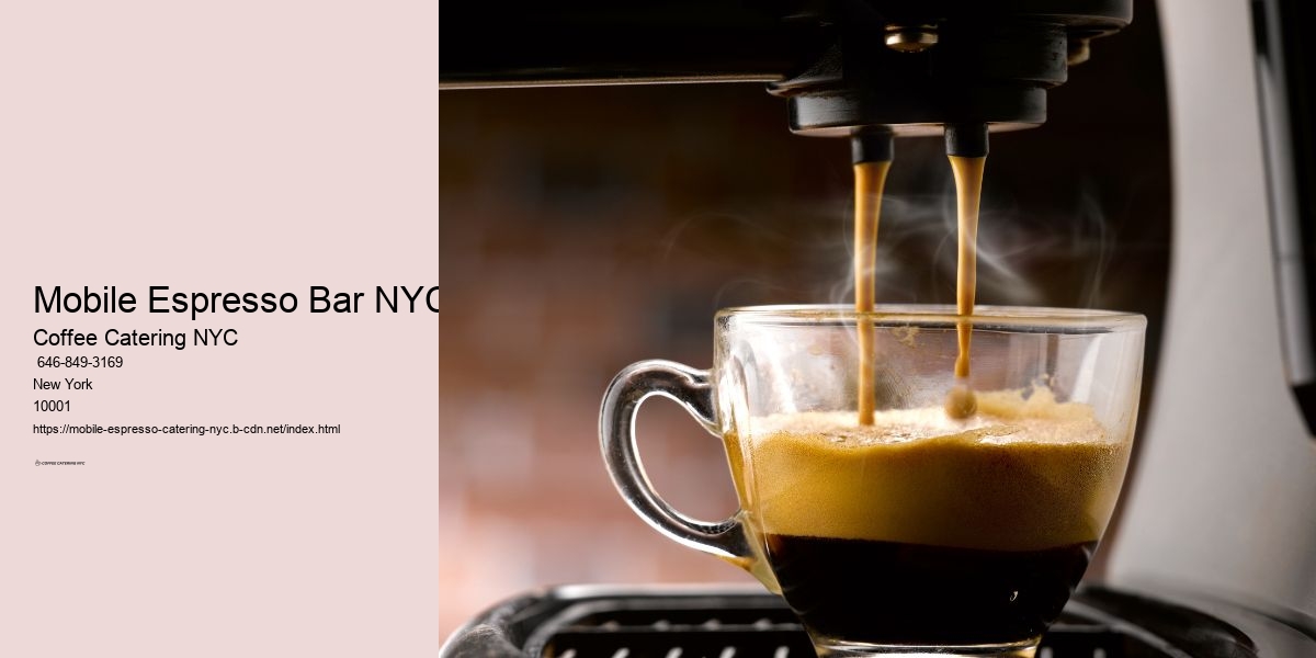 What is NYC's Best Choice for Crowd-Pleasing Espresso Catering?  